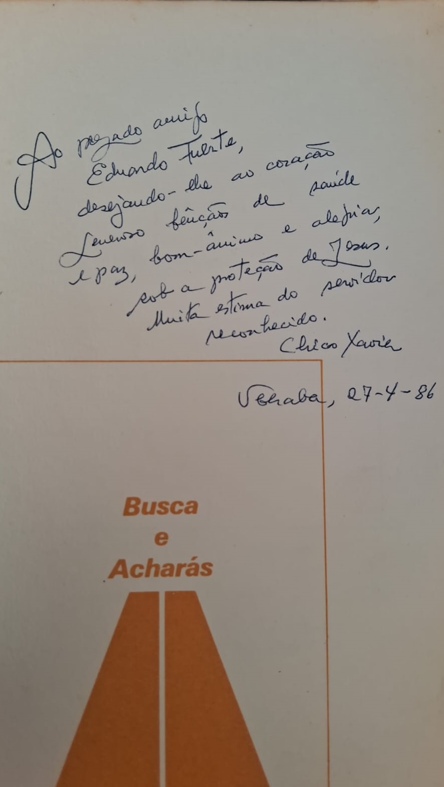 Dedicatória histórica